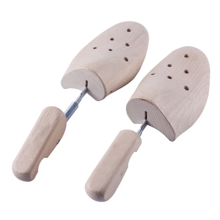 LM031 Cheap Pine Wooden adjustable shoe tree Shoe Shaper for Mens