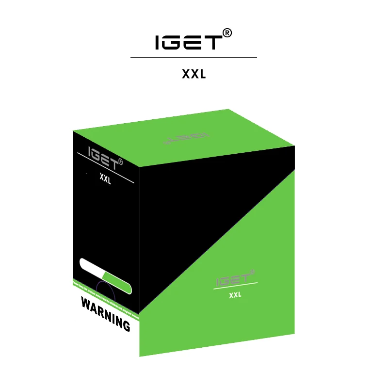 
Excellent service IGET xxl 22 different color 1800 box packaging 