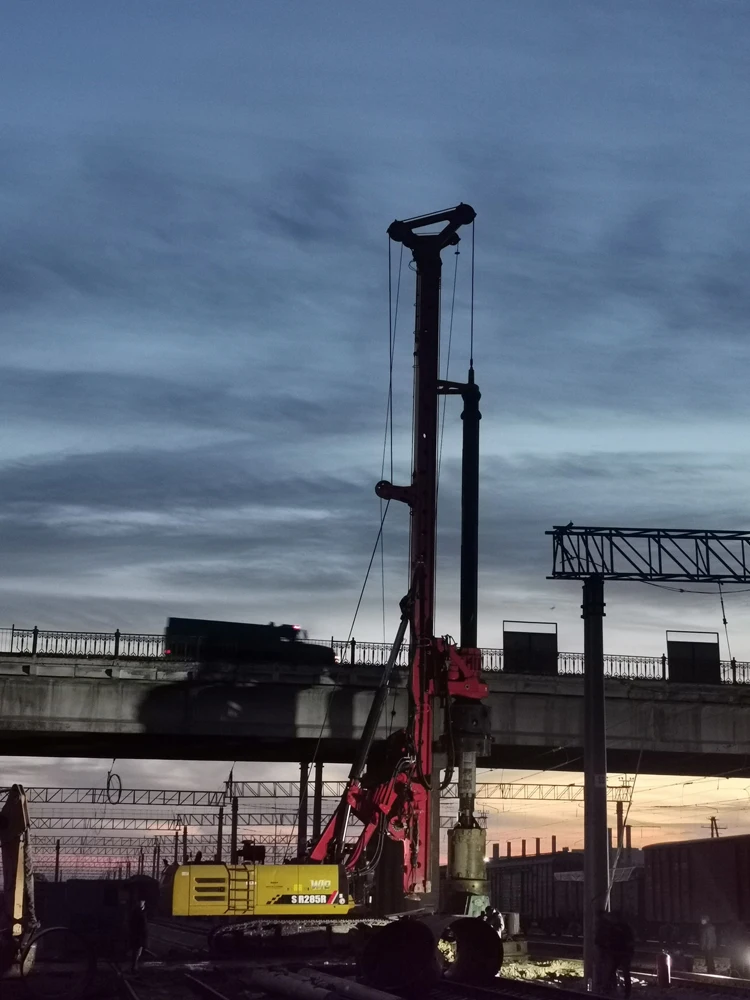 SANY SR305S Drilling Rig 40m rock Piling driver Rig rotary hammer mine hydraulic drilling rig