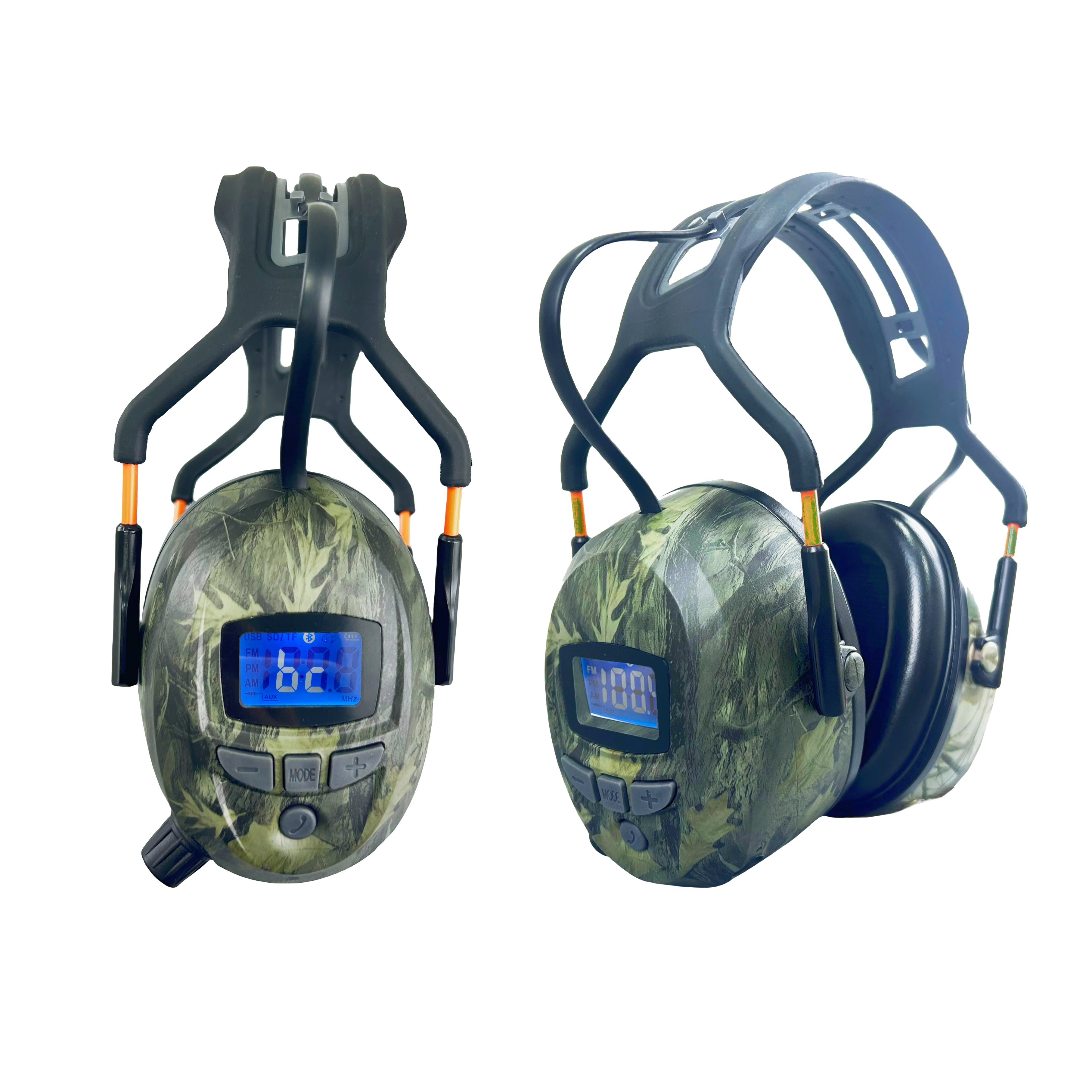 Electronic Hearing Protector Bluetooth Shooting Headband safety earmuff Active Noise Cancelling Blue Tooth earmuff