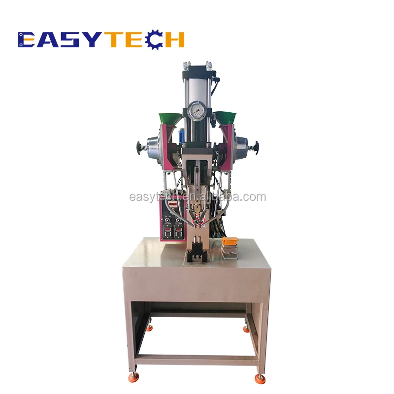 bags riveting cable parts joint automatic golf bag rivet machine