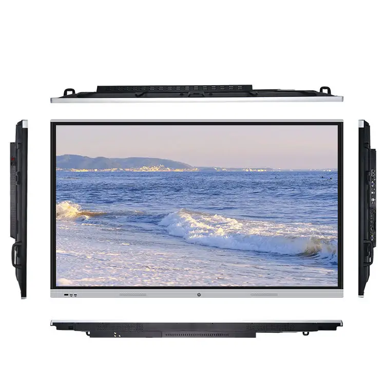 Custom 65 75 85 inch hd led infrared touch screen monitor smart tv panel display interactive whiteboard