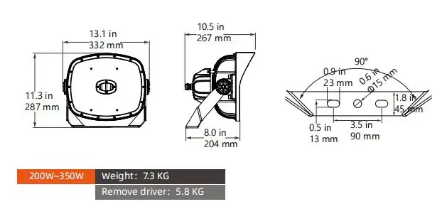 Paddle tennis court light Football court LED Flood light Padel courts soccer pitch LED light