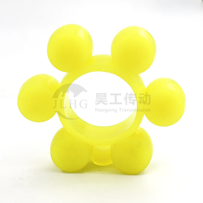 MT coupling plum blossom pad rubber elastic block polyurethane plum blossom buffer pad hexagonal ML plum blossom washer