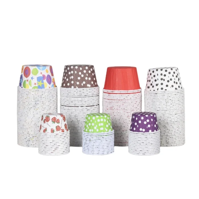 Hot Sale Disposable Oil-proof Paper Cups For Cake Paper Cups  Muffin Cups