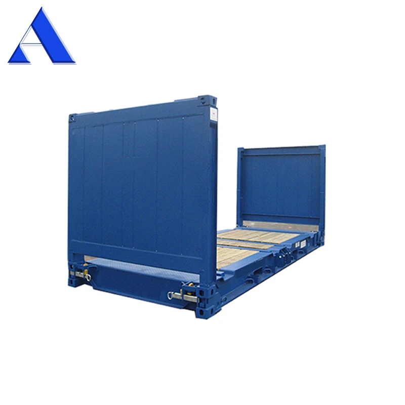 Brand New 20ft Flat Rack Containers with End Panel