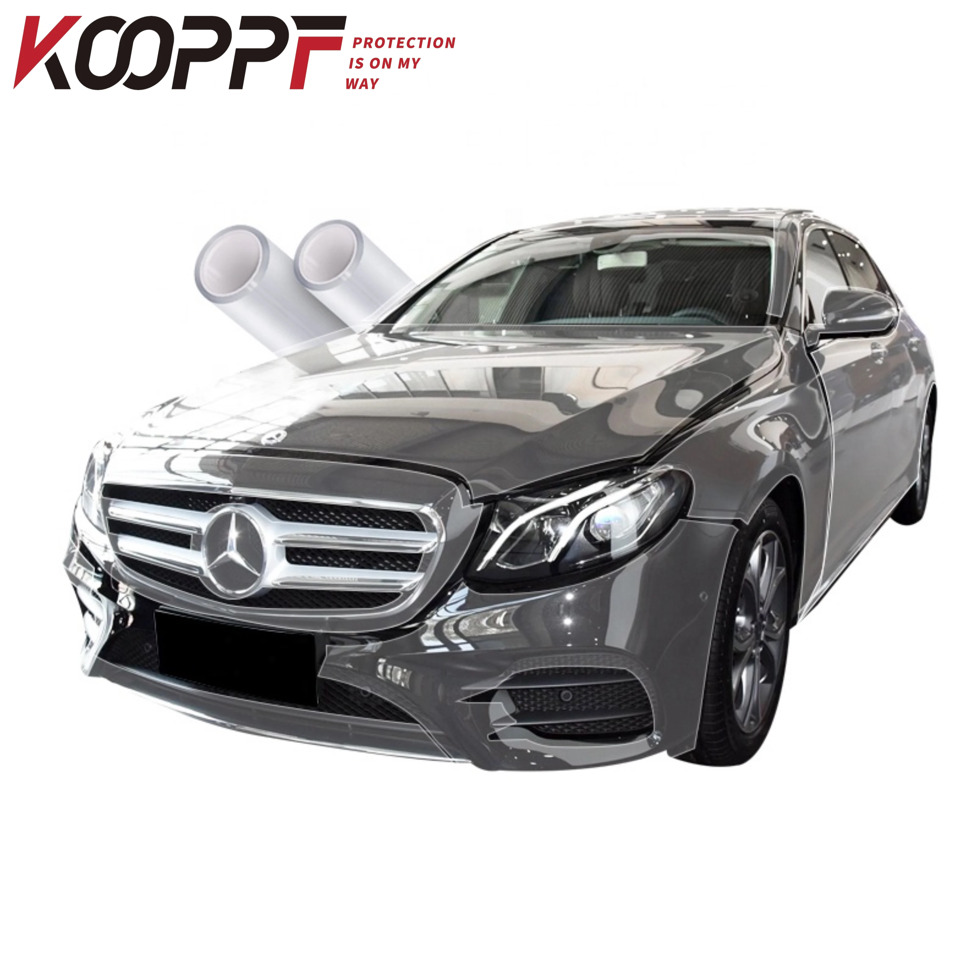 Carlas 1.52*18m Car Scratch Protective Film Vinyl Car Transparent Protective Film