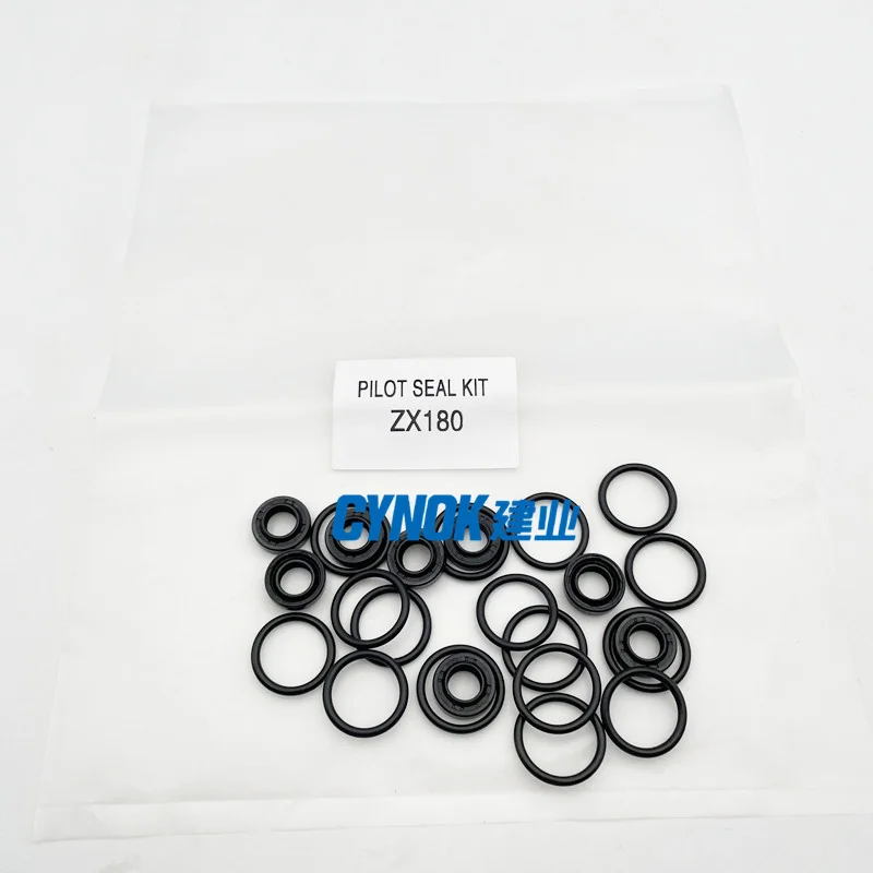 Hydraulic Pilot Valve Pusher Seal Kit For ZX180 Excavator Joystick Lever Seal
