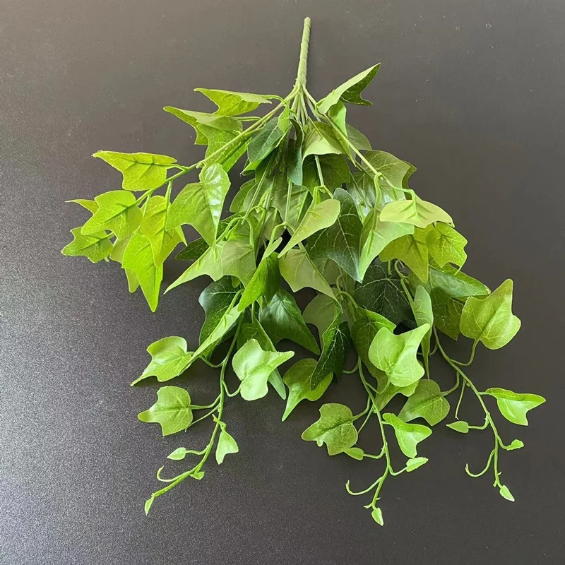 high real artificial dotted green artificial plant bunches for home decorations and wedding decorations