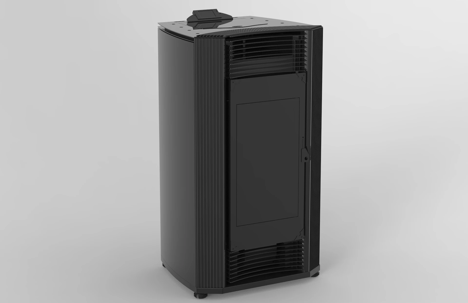 ECO-friendly Quiet and Efficient WIFI control panel Steel hydro Pellet Stove Fireplace Heater Radiator connection