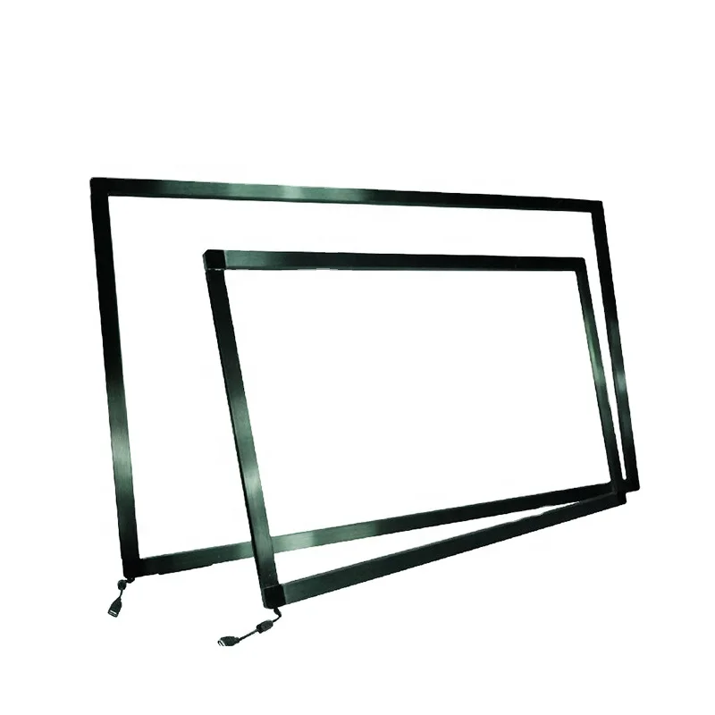 65 inch IR touch screen overlay10 points Infrared  touch screen overlay kit multi touch frame with glass