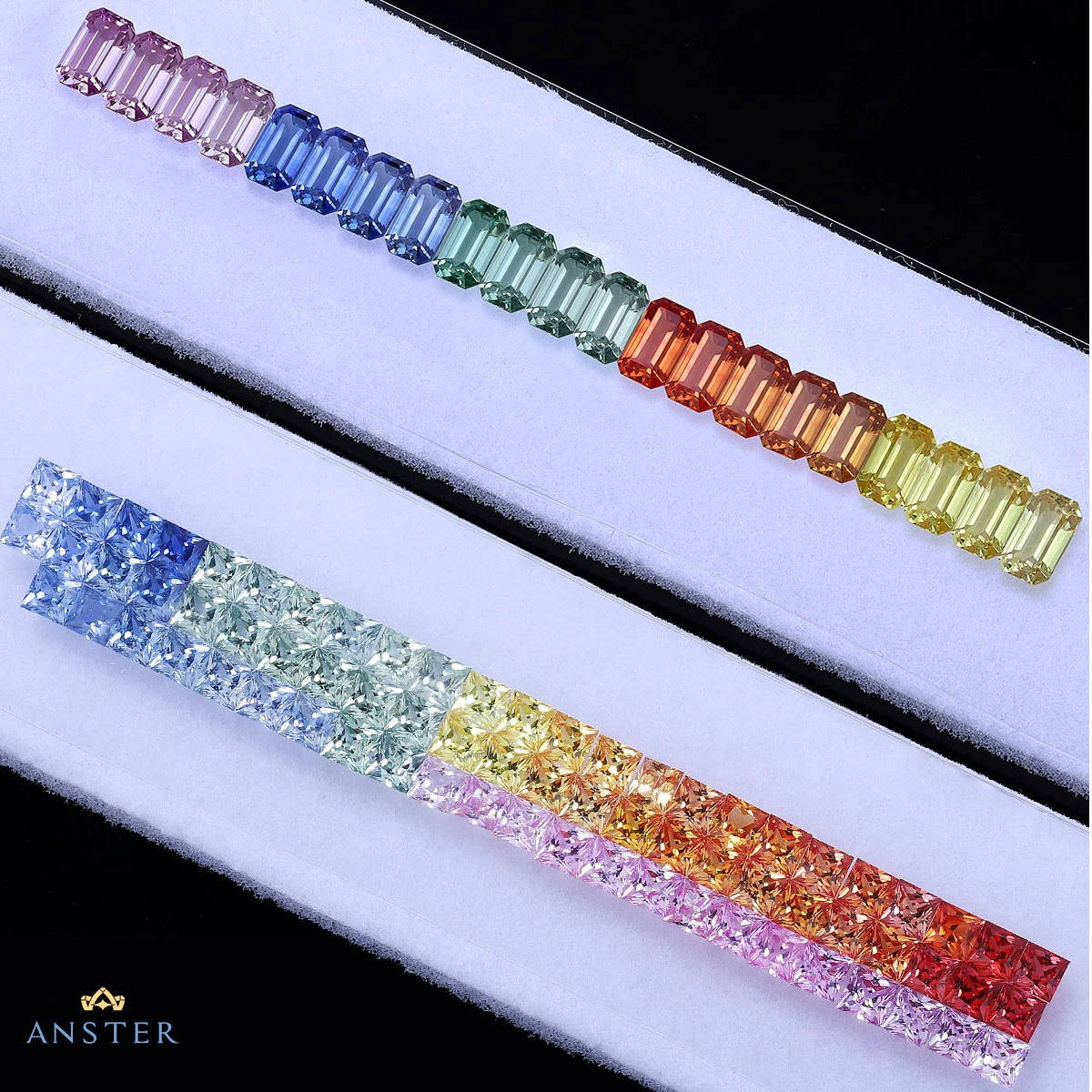 Watch Bezels & Inserts Loose Gemstones 36 Pieces per Set Zirconia Bezels For 40mm Watch Cases Making without Edge Only Beads