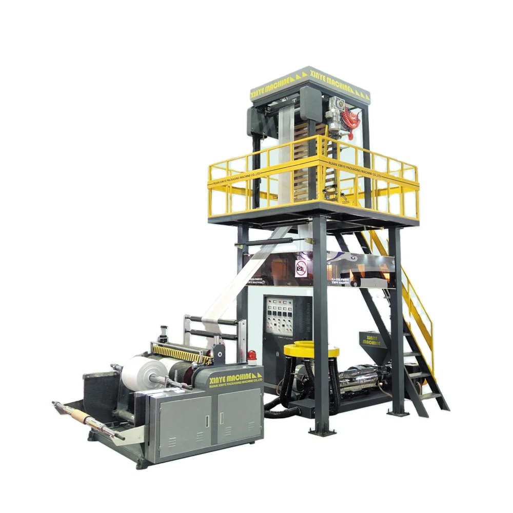 Custom-made ABA 3 2 Layer Mini Stretch HDPE LDPE PE Film Extruder Agriculture Polyethylene Plastic Film Blowing Machine Price