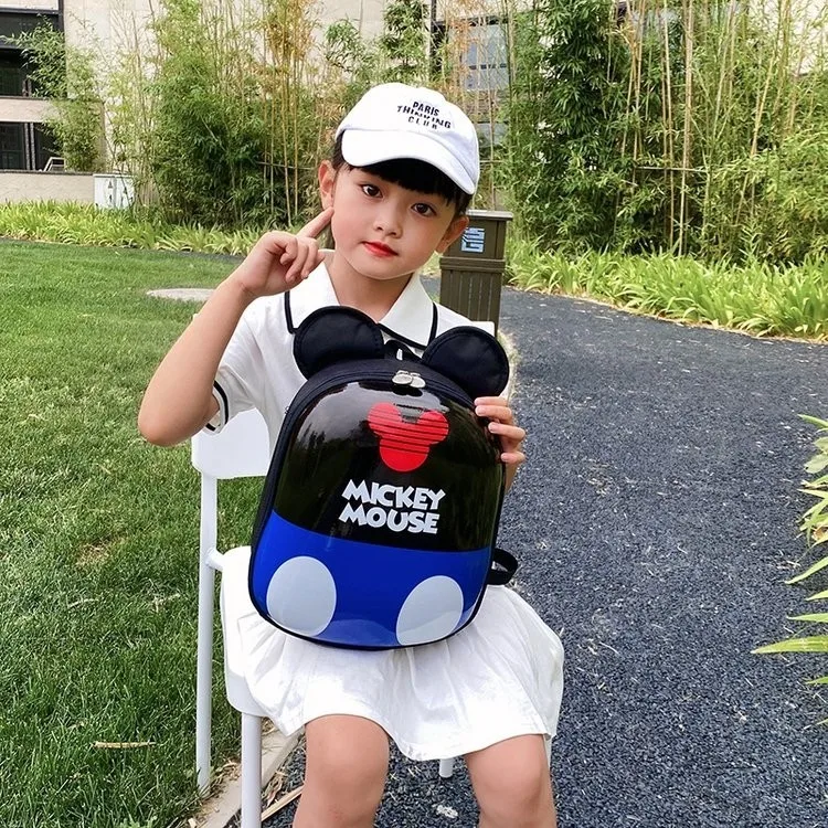 MAIMAI Cartoon Kindergarten Anti-Lost Schoolbag 2-6 Years Ladybug Children Bag Boys And Girls Hard Shell Backpack Kids