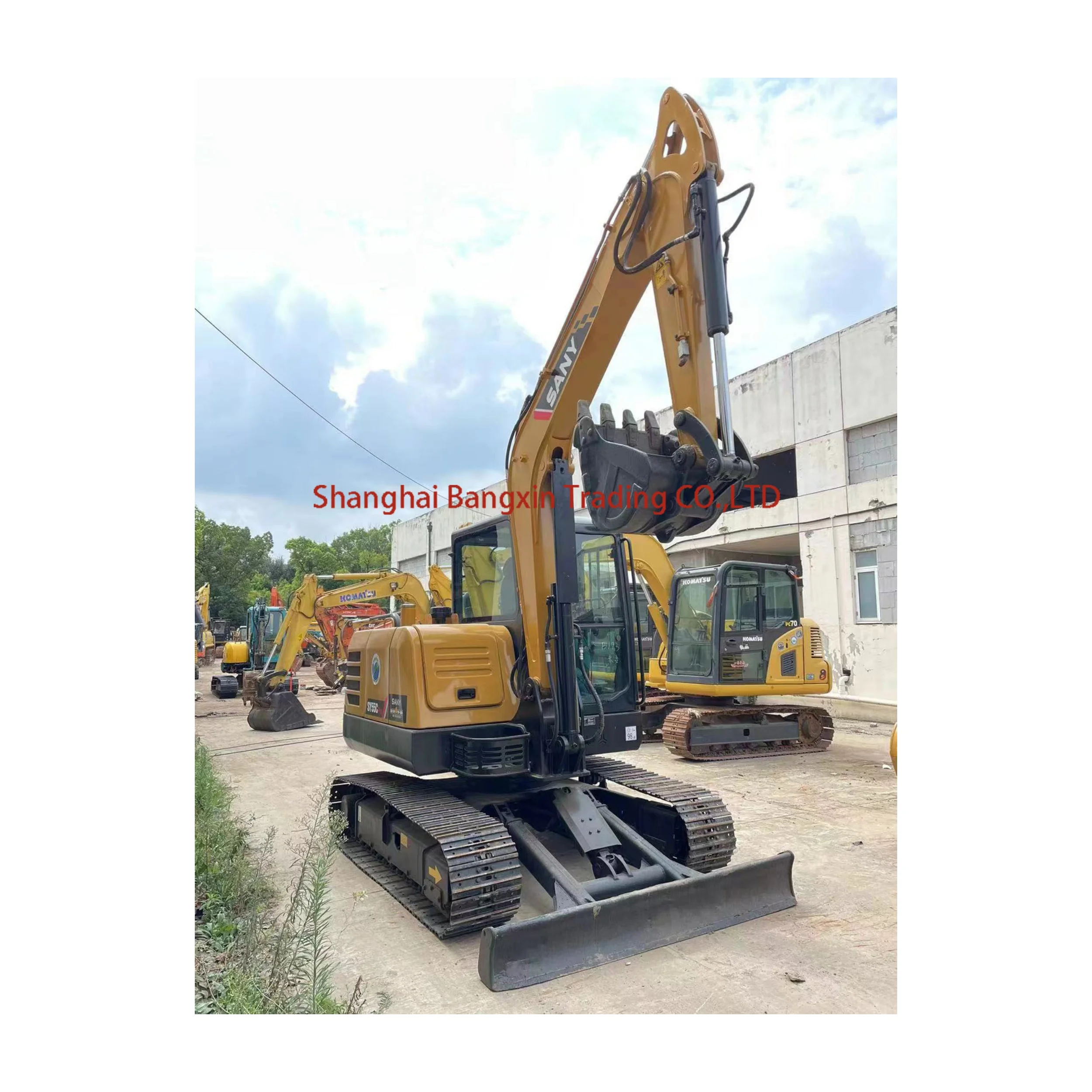 global hot-selling used 5 ton excavator second hand Sany SY55C excavator used mini excavator