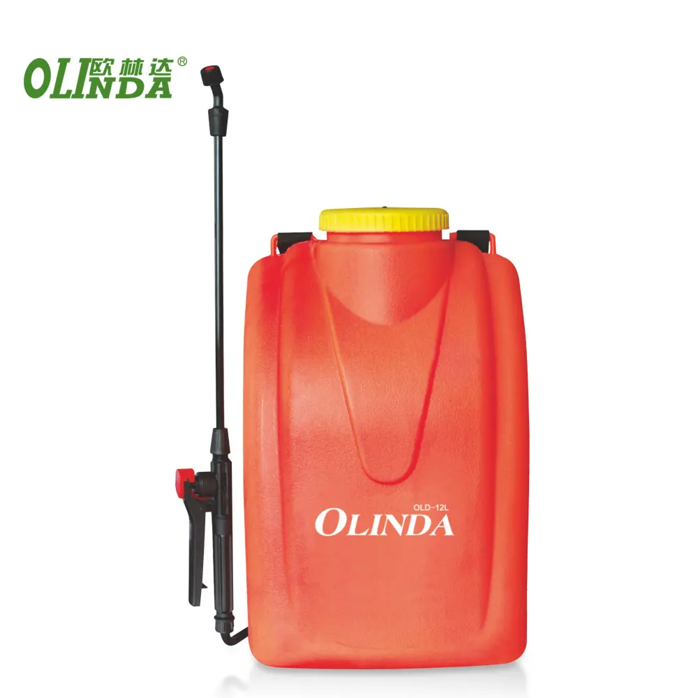 Olinda Китай Оптовая заводская цена 12L Электрический сельскохозяйственный аккумулятор ПЭ распылитель насос для фруктового дерева