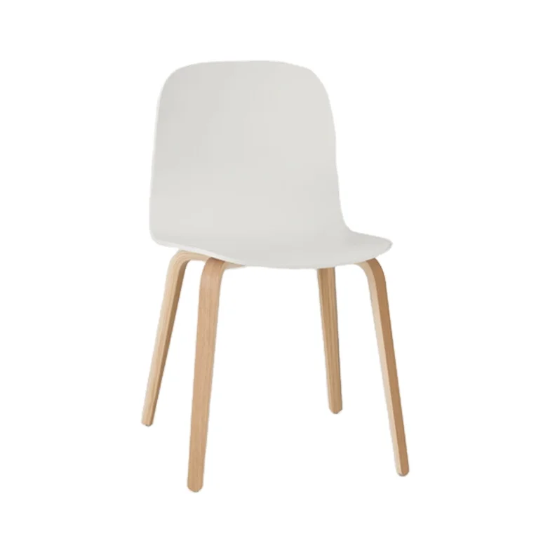 Modern commercial furniture Simple dining chair Wooden Wooden Cafe Restaurant stackable plastic chair wedding chair