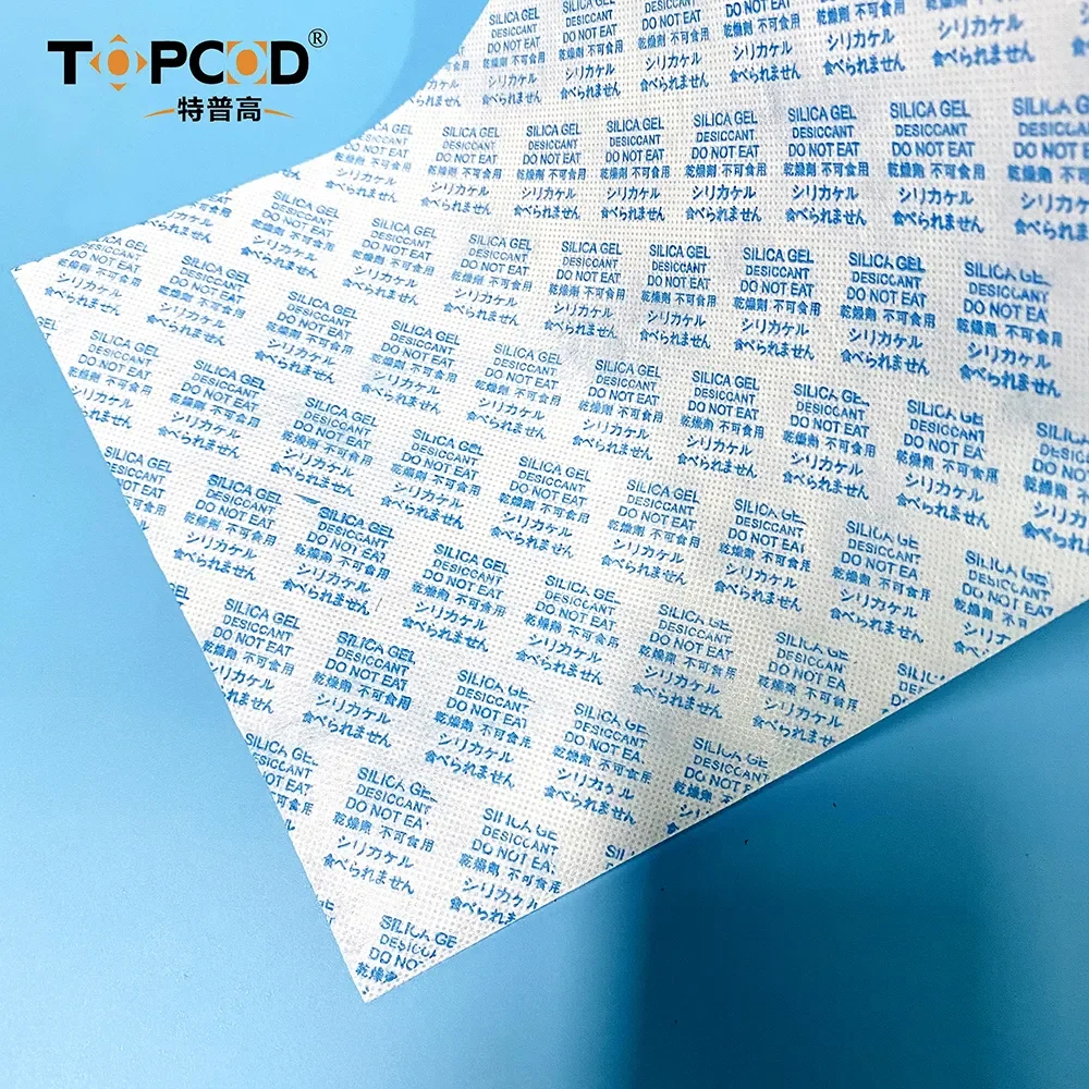 tyvek polyester es fiber/pet fiber/laminated paper non woven fabric coated packing material desiccant Desiccant Wrapping paper