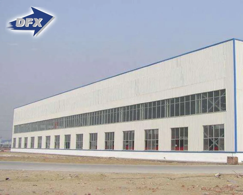 Light Weight Curved Roof Steel Structure Workshop Warehouse Factory Plant from Qingdao China