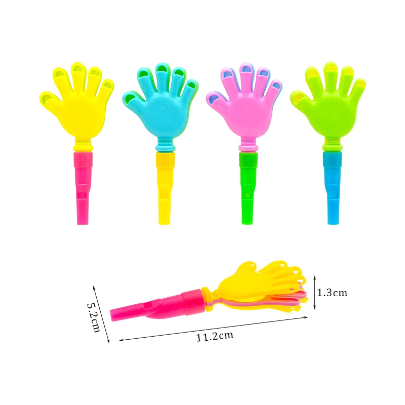 Cartoon Whistle Toys Mini Hand Clapper Whistle Sound Maker Cheap Promotional Toys for Kids