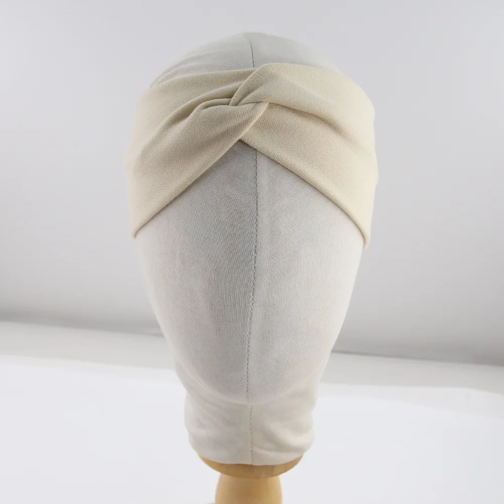 Hot Sale Multicolour Bowknot Bandanas Cashmere Hair Ribbons Knotted Hair Ornaments Headdress for Kids Children