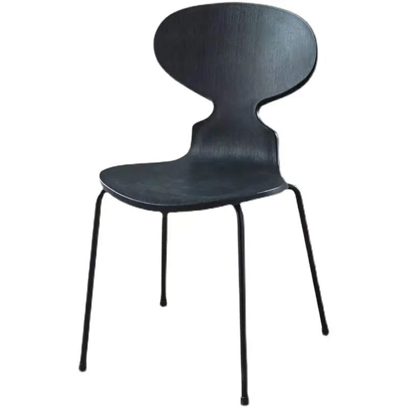 creative shape plastic dining chair factory supply modern Leisure home stackable restaurant hotel cafe waiting reception chair