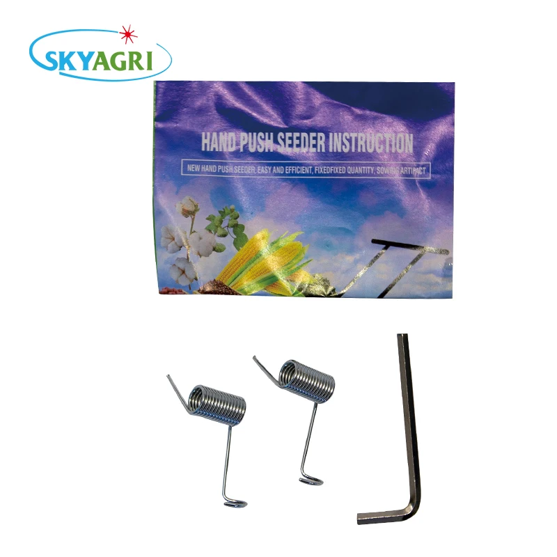 Double barrel Seeder Drill Machine portable manual hand corn/onion/bean vegetable seeder machine