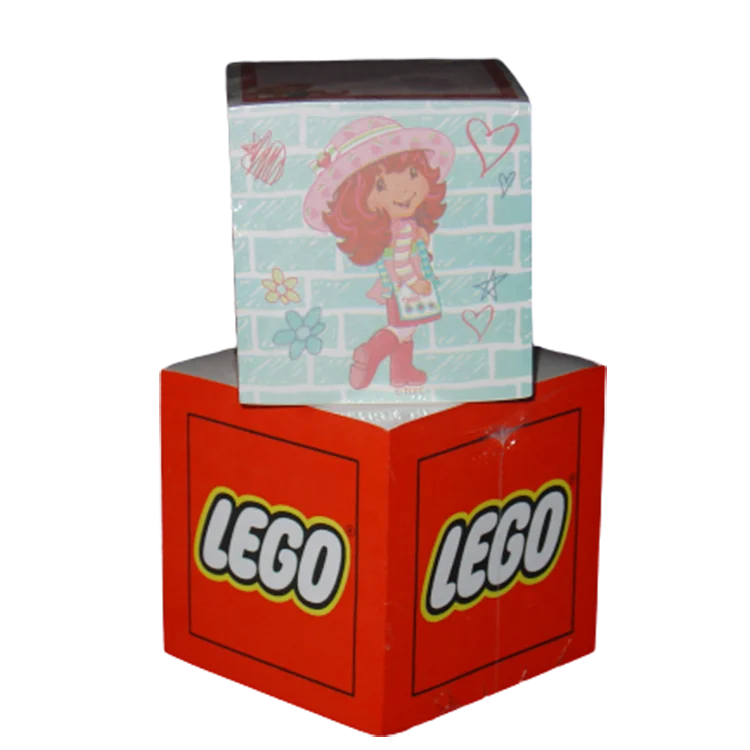 Дизайн логотипа на заказ, Офисная рекламная бумага, клейкие заметки, 4 боковая печатная бумага, куб для заметок