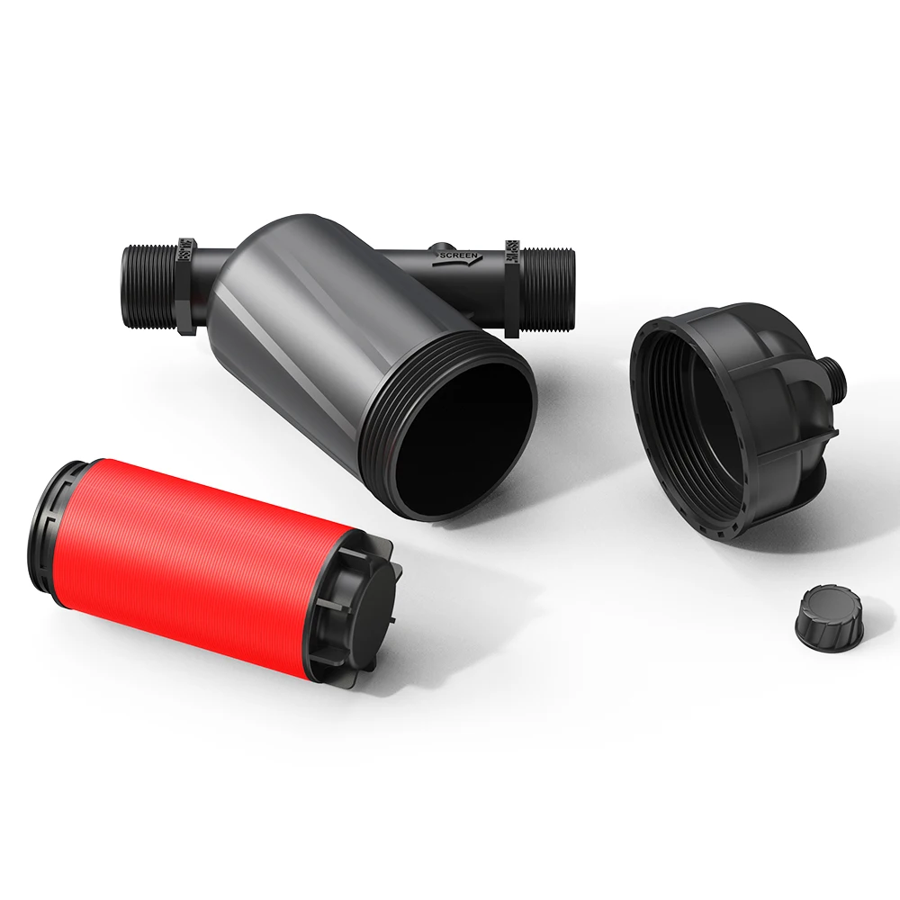 1  1/2 inch Y type customizable agricultural drip irrigation system water filtration disc filter