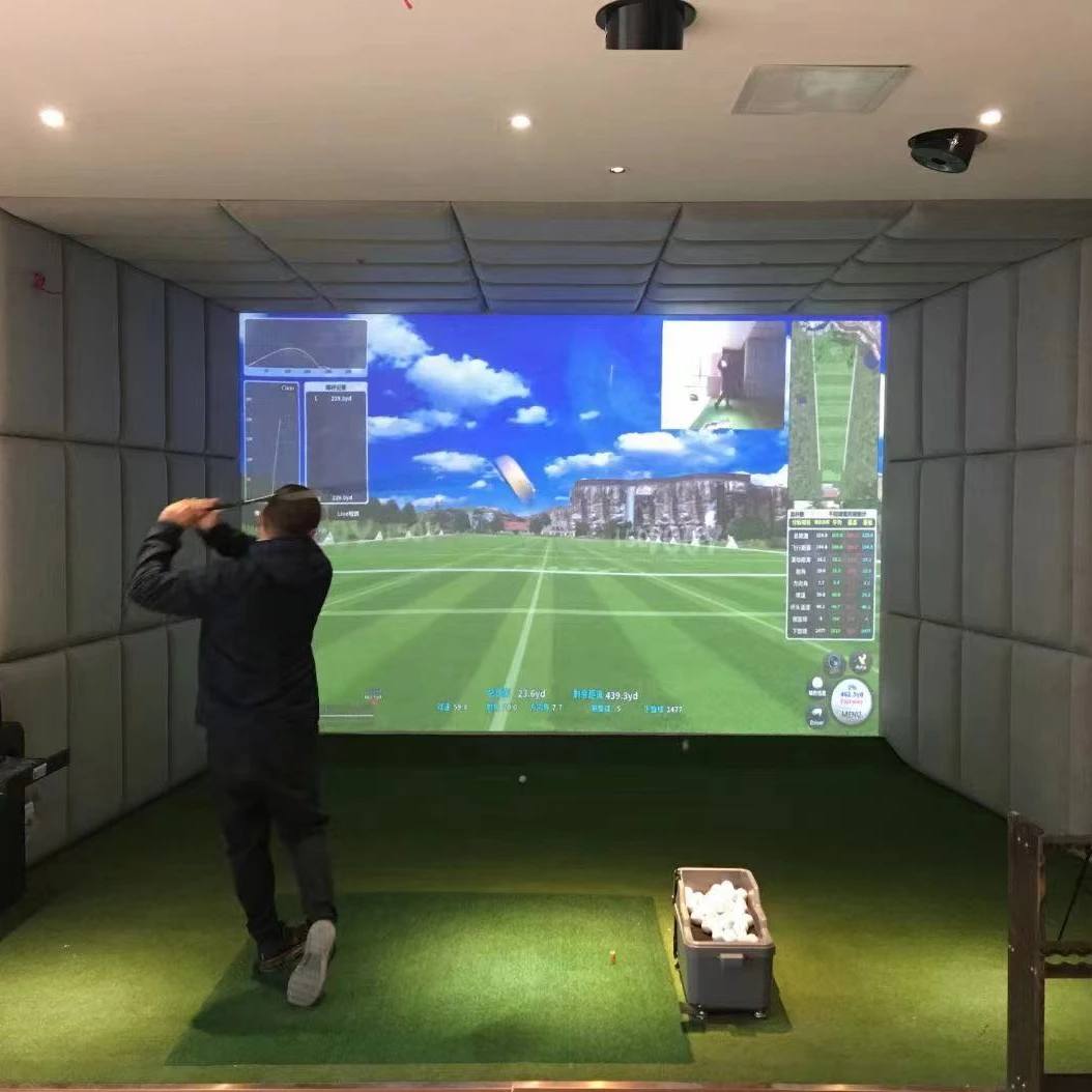 Golf wall protection pad factory price high quality golf simulator room wall panel