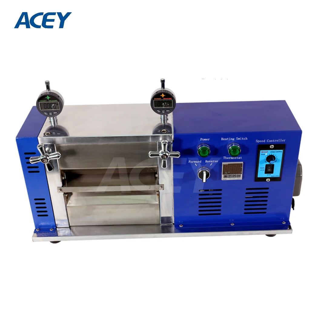 Heat roll Press Machine lithium Battery Roller calendering machinery for li-ion and li-po battery