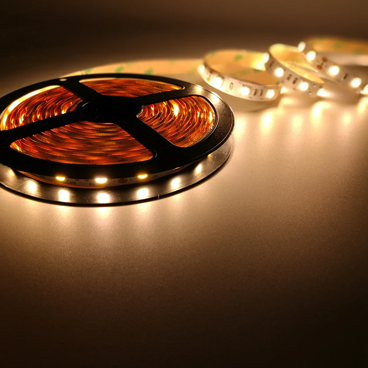 12V 24V 60leds/m warm white daylight cool white 2700K 3000K 4000K 6000K IP20 IP65 IP67 IP68 high cri flex led strip light 5050