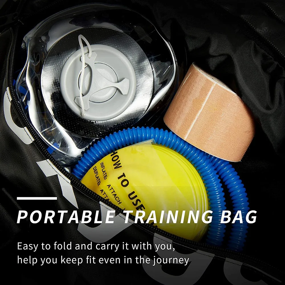 Custom Logo Color Pvc Round Shape Adjustable Ball Shape Lifting Aqua Training Water Dumbbell Sandbag Fitness Power Aqua Bag