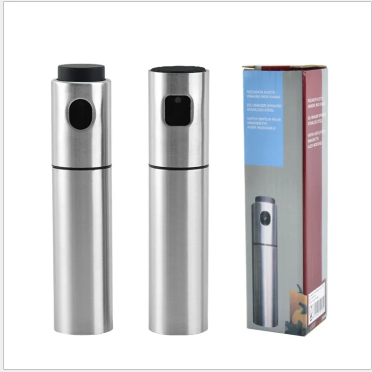 304 Stainless steel oil spray bottle for barbecue and cooking oil sprayer Dispenser vinegar bottle
