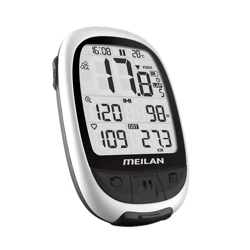 GPS Digital Bicycle Computer Oval ebike display Wireless Ble Controller Electric Bike Computer