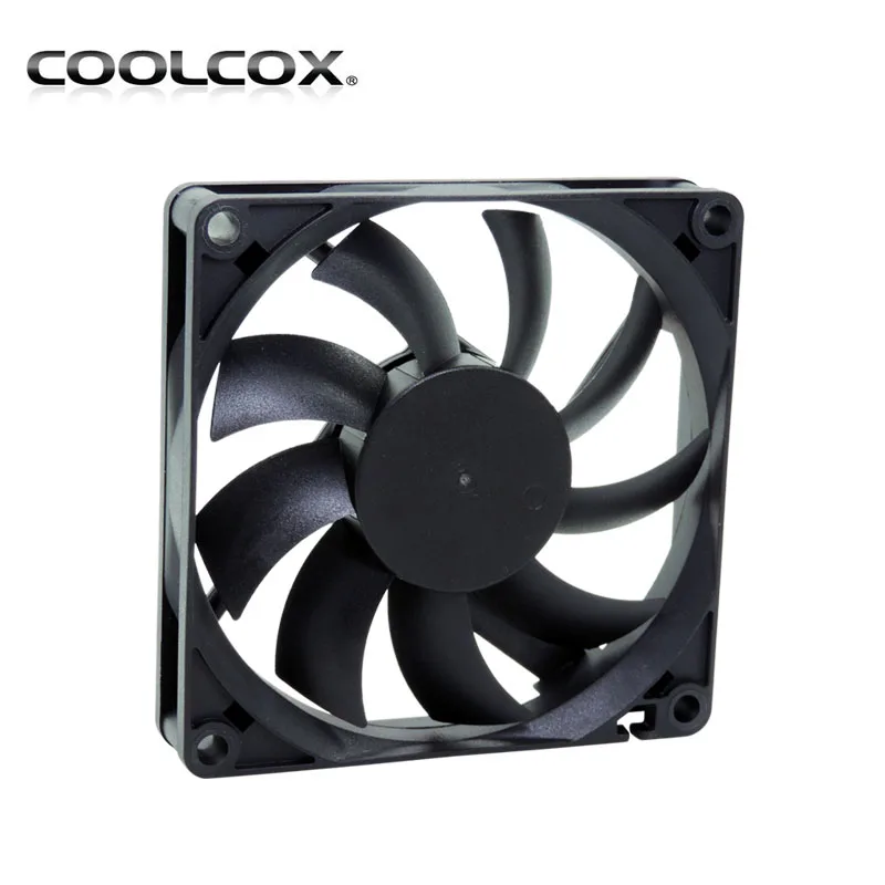 CoolCox  80x80x15mm DC fan, 8015,suitable for PC case,CPU cooler,wide screen TV,mosquito killing lamp