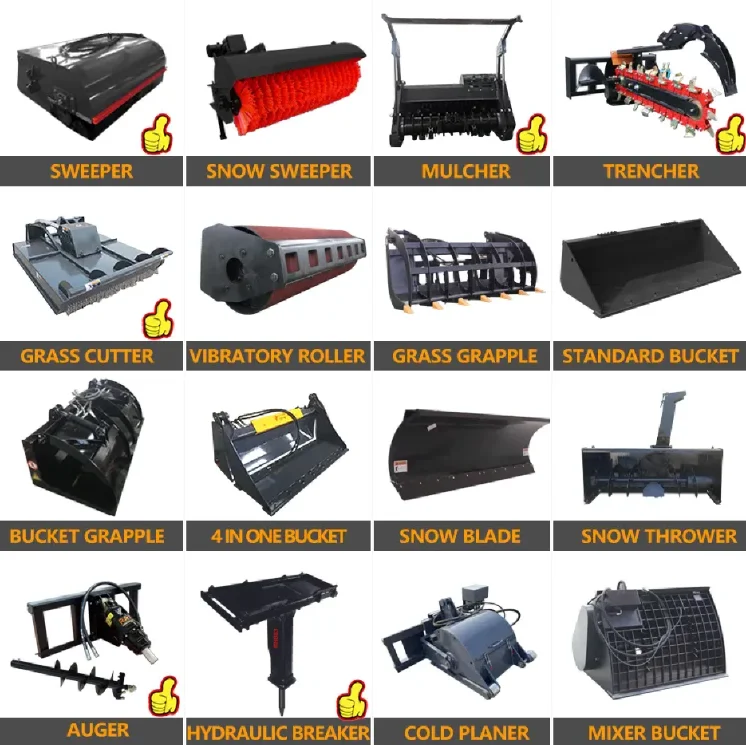 Manufacture supply CE EPA certificate mini skid steer loader prices for sale
