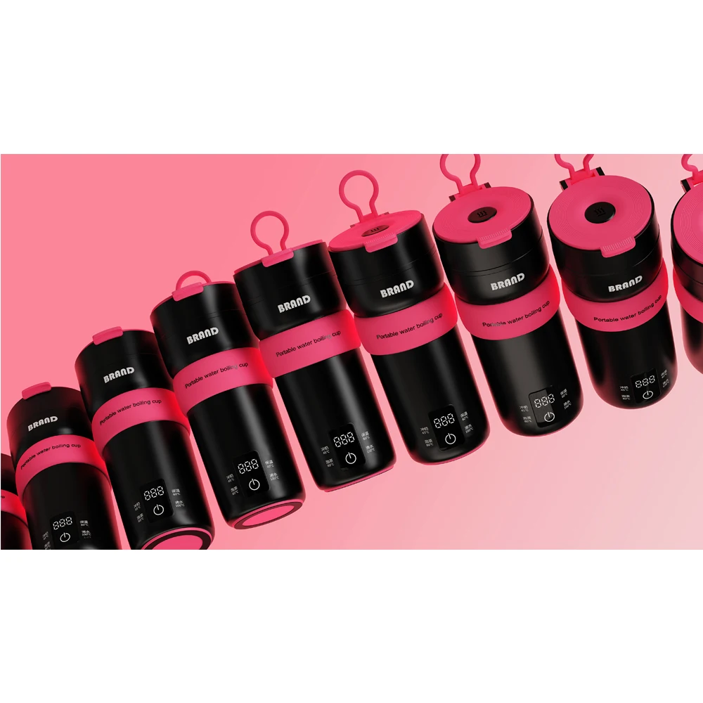 4 Temperature Control portable kettle travel Coffee Travel Water Kettle Boiler Coffee Tea Truck Cup