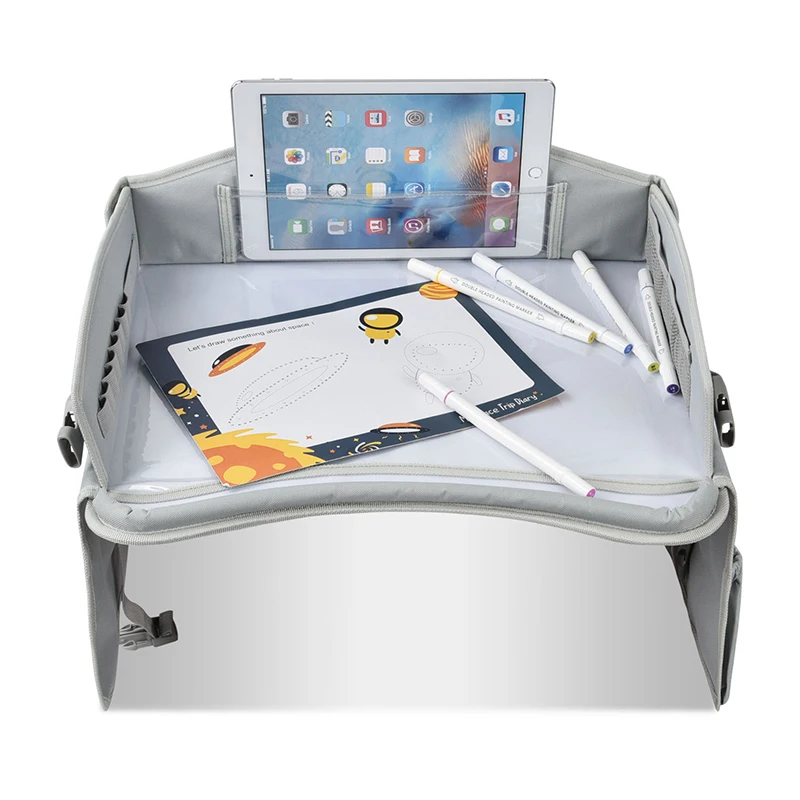 New car seat child toy tray folding storage drawing board painting bag