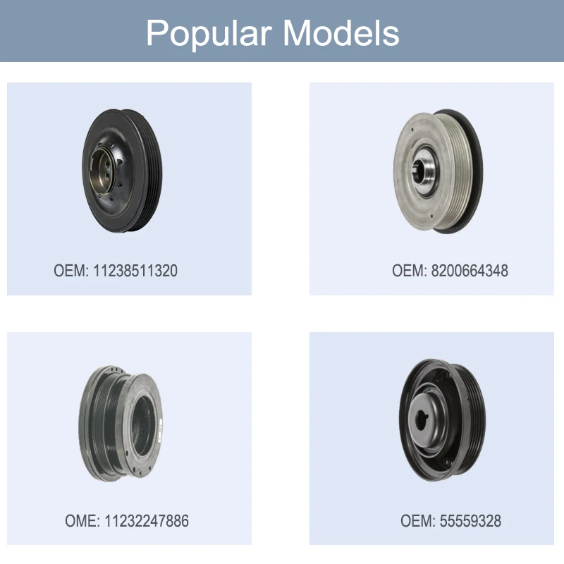  JTQP Auto parts crankshaft belt pulley For bmw vw isuzu honda damper Crankshaft Balancer