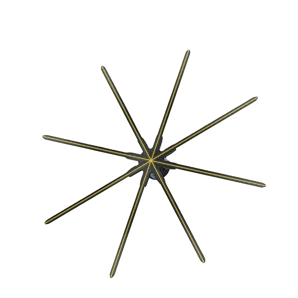 200 cm 3D holographic advertising machine HD joint screen multiple spliced 3d LED fan