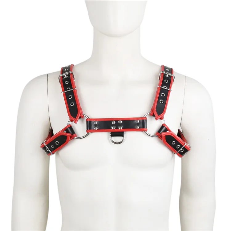 Sexy Harness Erotic Men BDSM Bondage Lingerie Leather Punk Body Chest Harness Belt