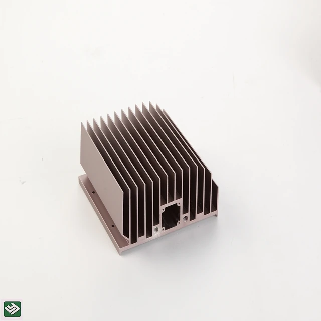 Customized&anodized radiator extruded aluminum with CNC machined service