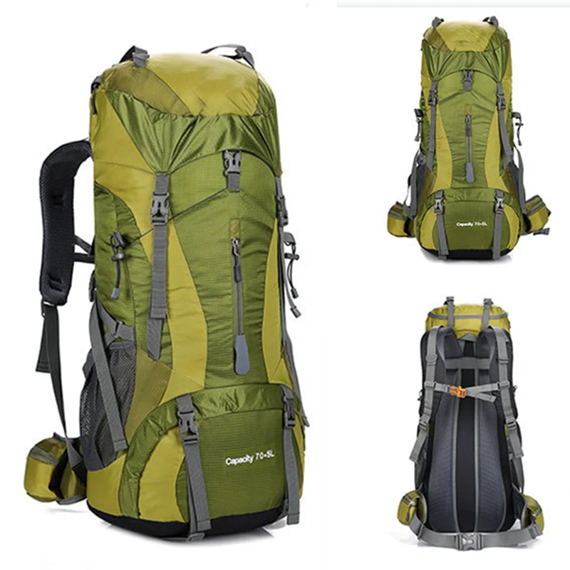 Trekking Backpack Tactical Mountaineering Backpack 75l Hiking Camouflage Custom Oxfordle Campingwaterproofleisure Waterproof