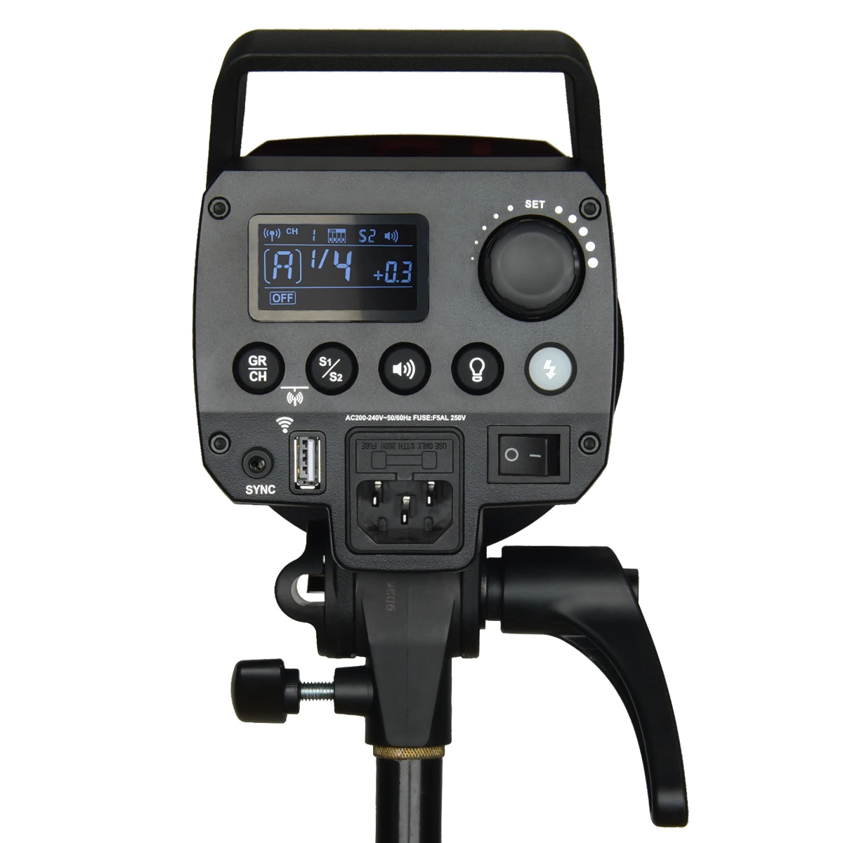 Godox MS300 300W 2.4G Built-in Wireless Receiver Lightweight Compact and Durable Bowens Mount Studio Flash