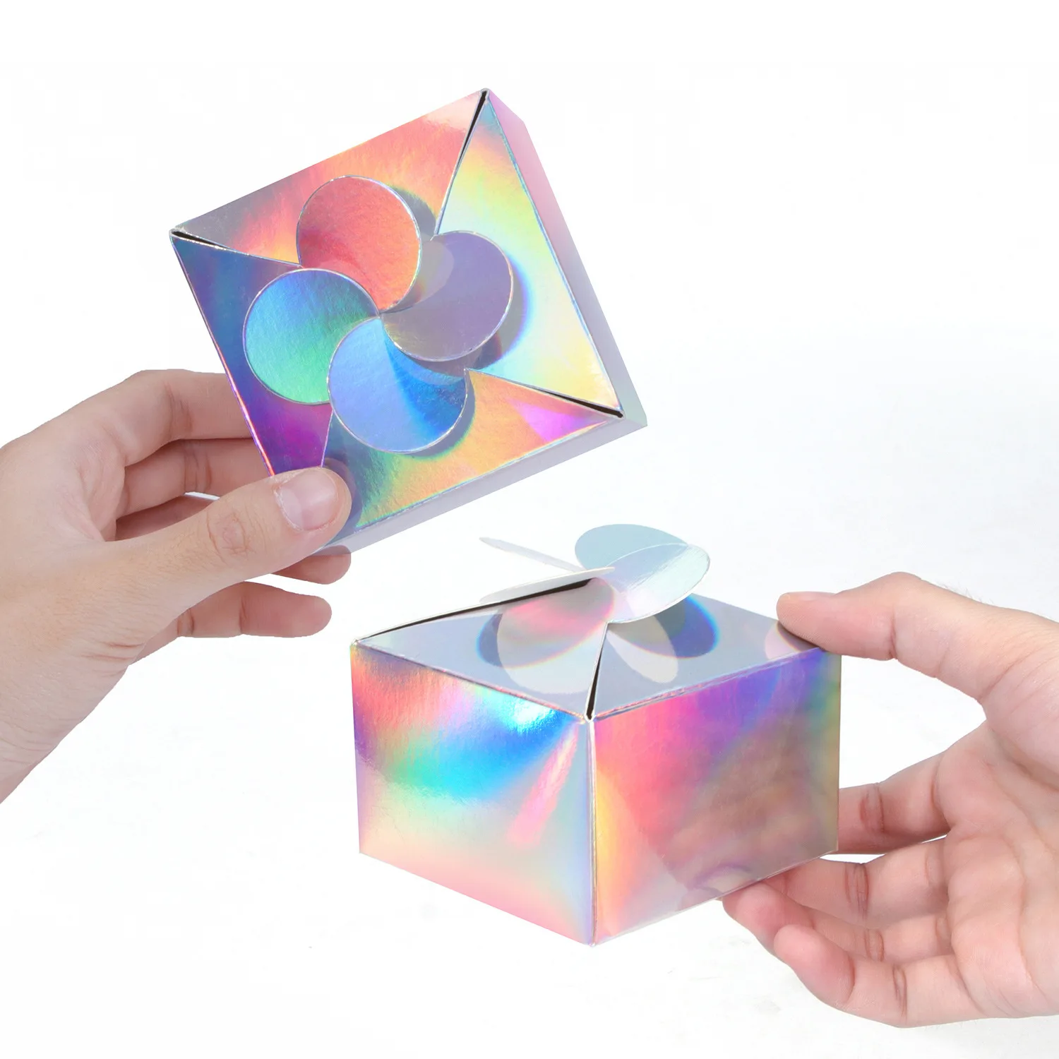 Customized Handmade Soap Aromatherapy Mooncake Candy Packaging Kraft Color Laser Paper Gift Box