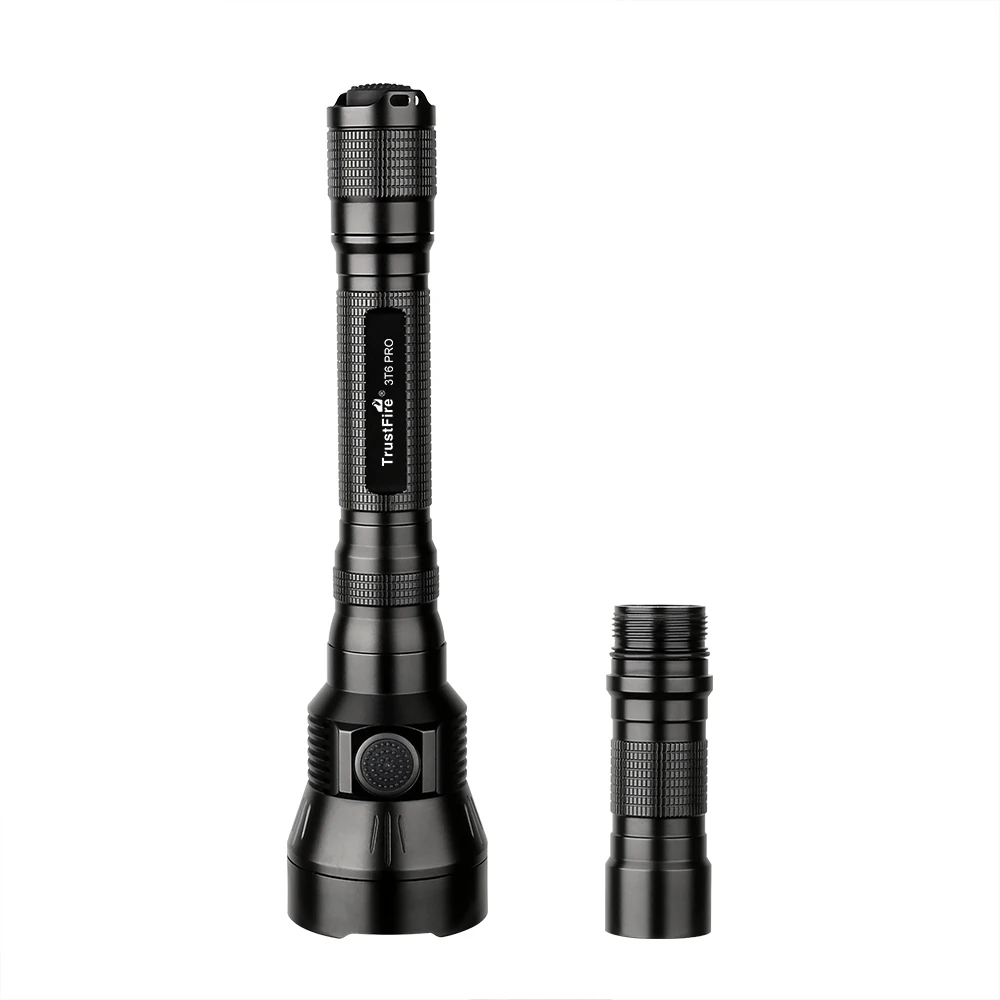 TrustFire 3T6 Pro 5200Lm 3*LED Powerful Search Light 620M Hunting Torch Escape Tactical Flashlight