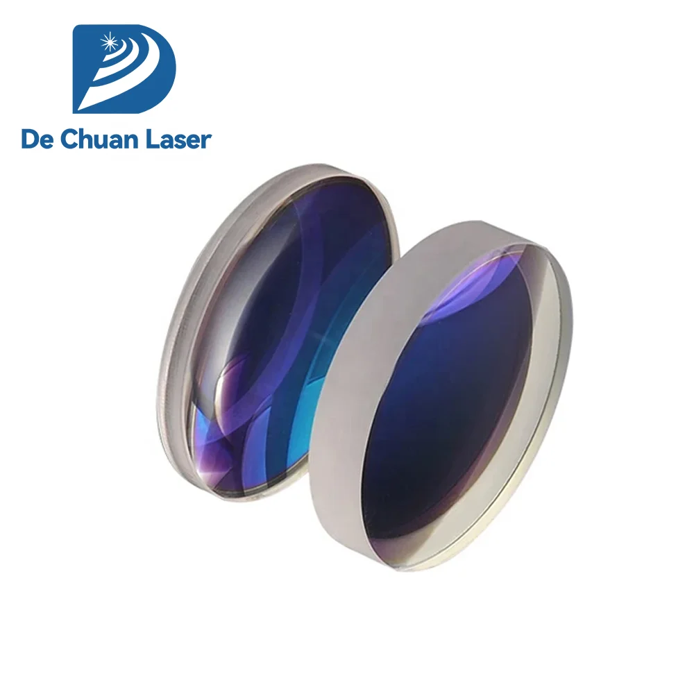 Dia.28mm 30mm 37mm 38.1mm F75 F100 F125 F150 F155 F200 Fused Silica Fiber Laser Collimator Focus Lens For Raytools Cutting Head