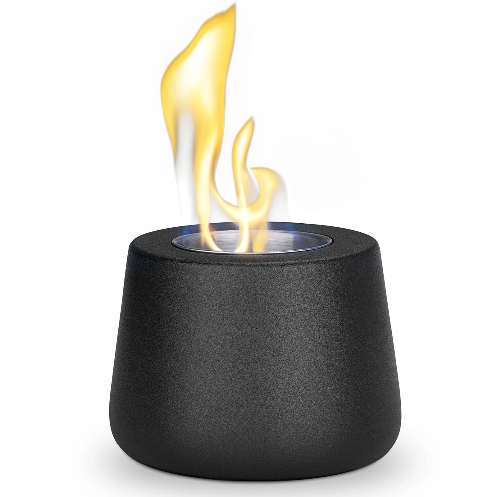 Large Size Cast Iron Tabletop Bio Ethanol Fire Pit Portable Smokeless Stove For Indoor Heating BBQ Decoration