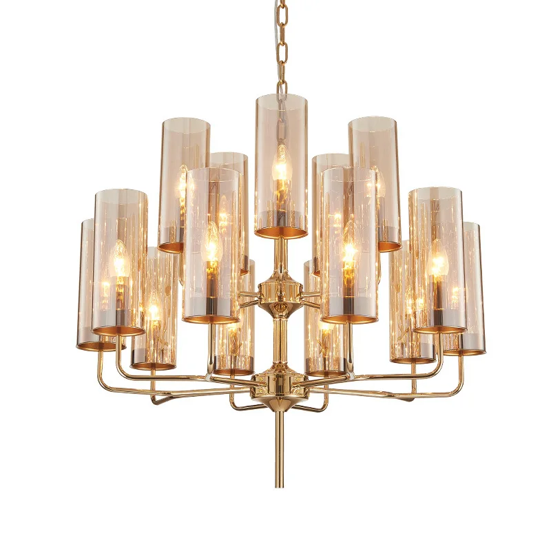 Фабричная индивидуальная современная простая квартира для гостиной, спальни, столовой, скандинавского синего муранского стекла, роскошная люстра